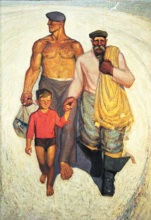 «Сини моря». 1967. Полотно, олія